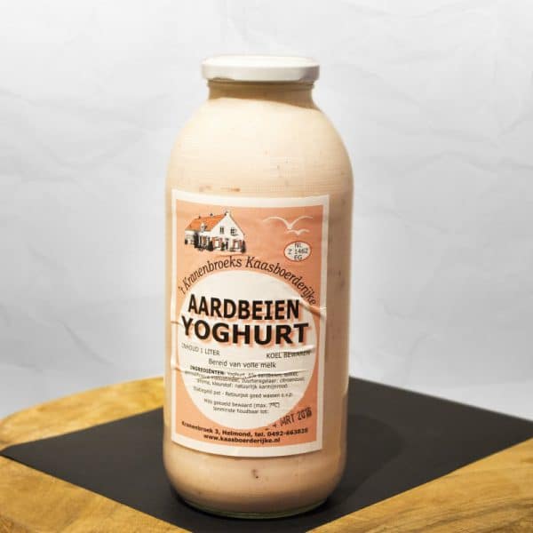 Aardbeien yoghurt