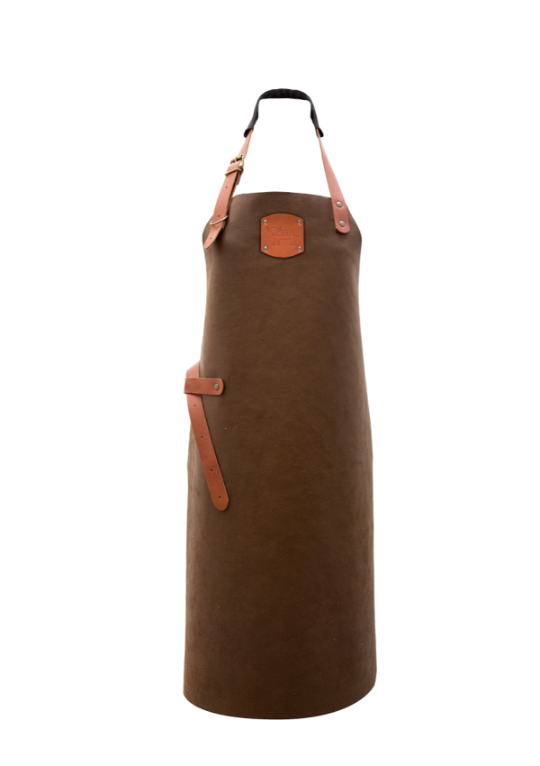 Lederen schort (roest)