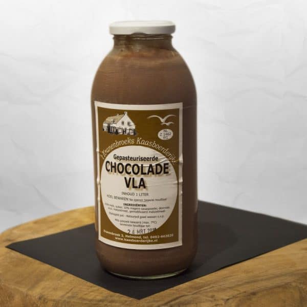 Chocolade vla van 't Kranenbroeks Kaasboerderijke