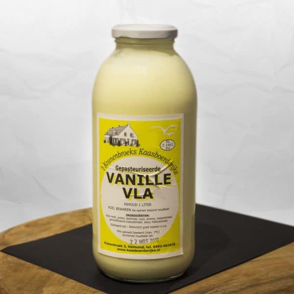 Vanille vla van 't Kranenbroeks Kaasboerderijke