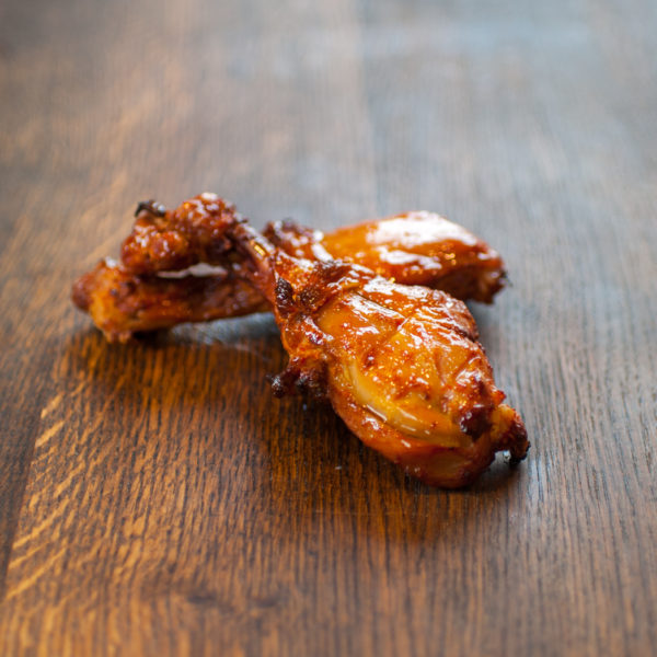 Gegaarde drumsticks