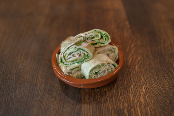 Kip-pesto wrap (6 stukjes)